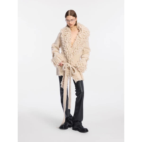 The Attico Beige cardigan, view 2