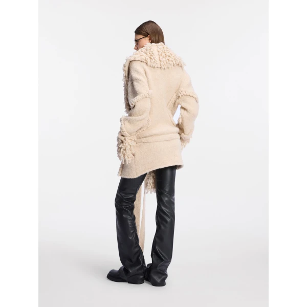 The Attico Beige cardigan, view 3