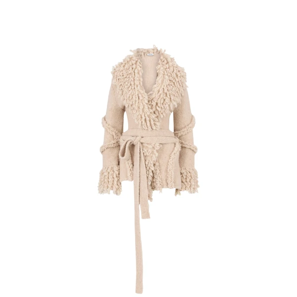 The Attico Beige cardigan
