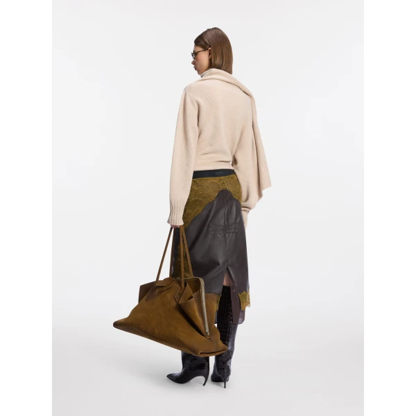 The Attico Beige sweater, view 3
