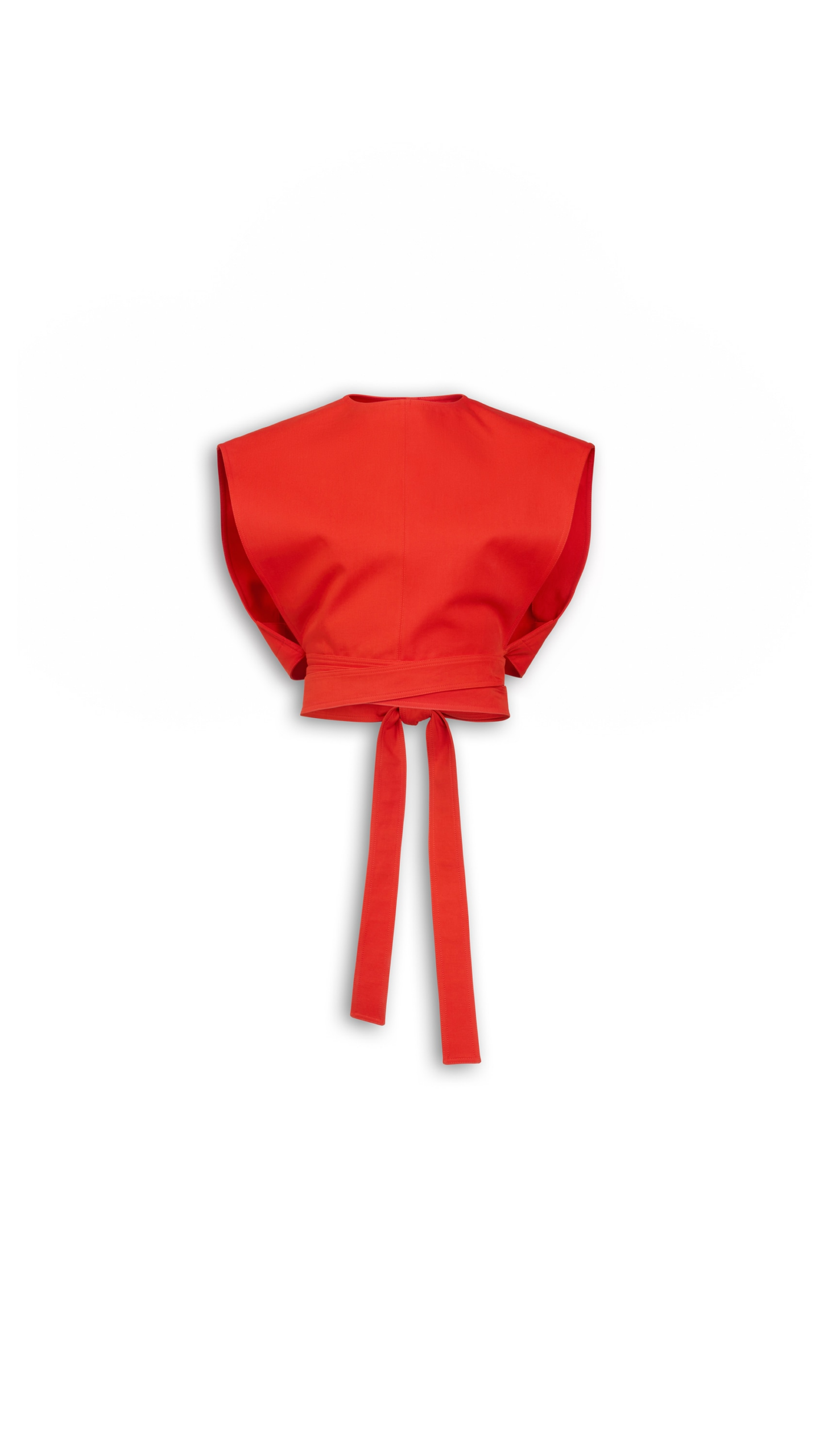 Alaia Belted Cotton Top