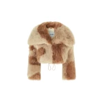 The Attico Bicolor beige jacket