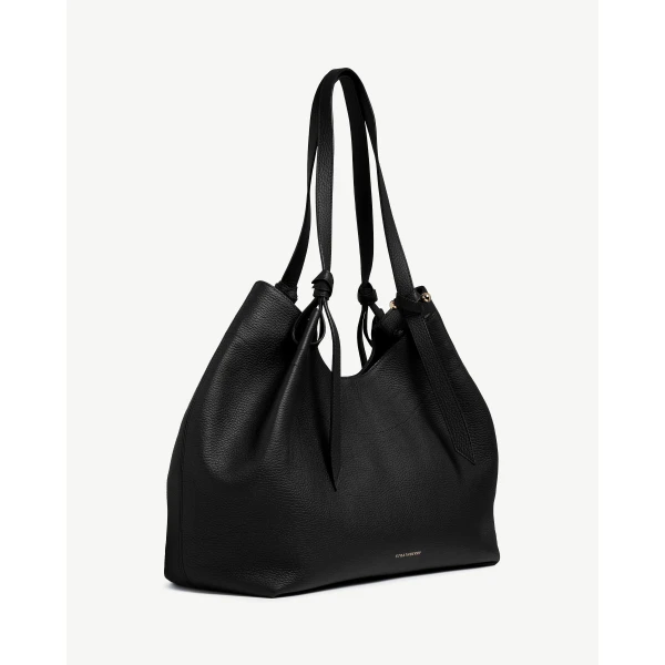 Strathberry Barra Tote in Black, view 3