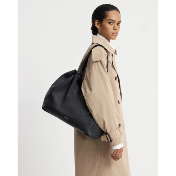Strathberry Barra Tote in Black, view 8