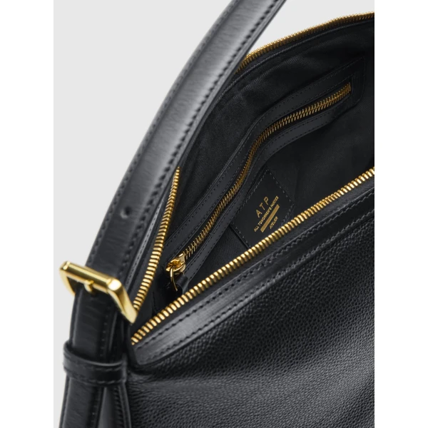 ATP Atelier Castellare in Black Shoulder Bag, view 2