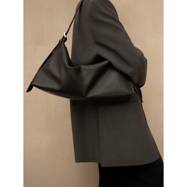 ATP Atelier Castellare in Black Shoulder Bag, view 5