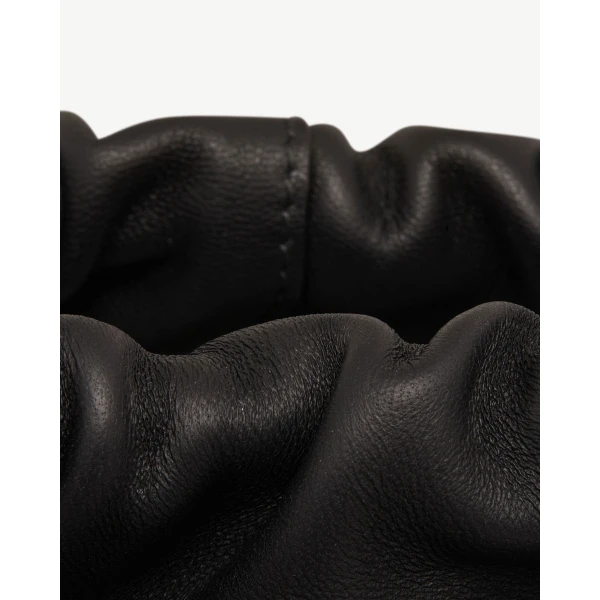 Strathberry Charlotte Midi Drawstring in Black, view 9
