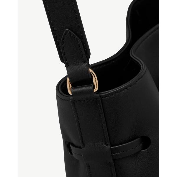 Strathberry Corda Bucket in Black, view 7