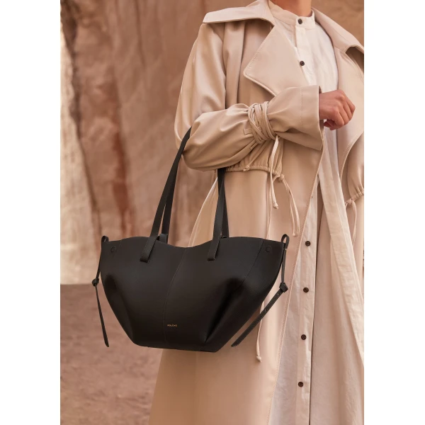 Polene Cyme Mini in Black Bag, view 3
