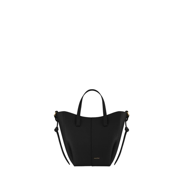 Polene Cyme Tote Nano in Black Bag
