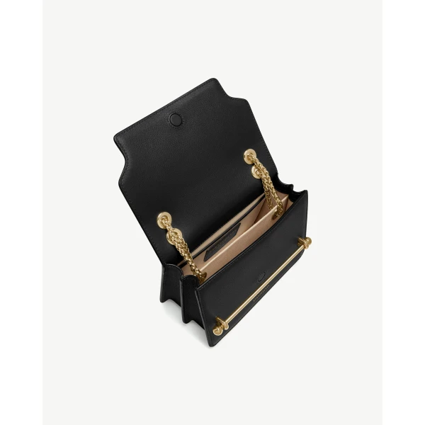 Strathberry East/West Mini in Black, view 5