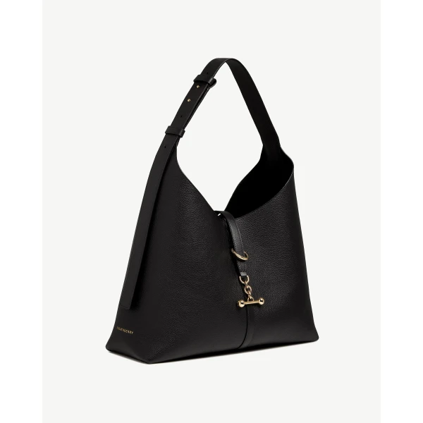Strathberry Kite Hobo Maxi in Black, view 3