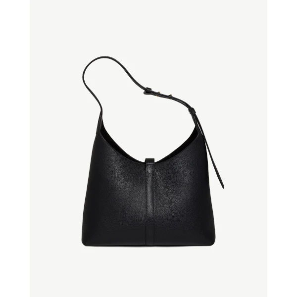 Strathberry Kite Hobo in Black, view 4