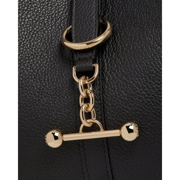 Strathberry Kite Hobo in Black, view 6