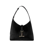 Strathberry Kite Hobo in Black Suede