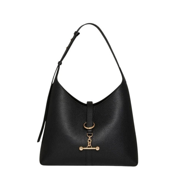 Strathberry Kite Hobo in Black