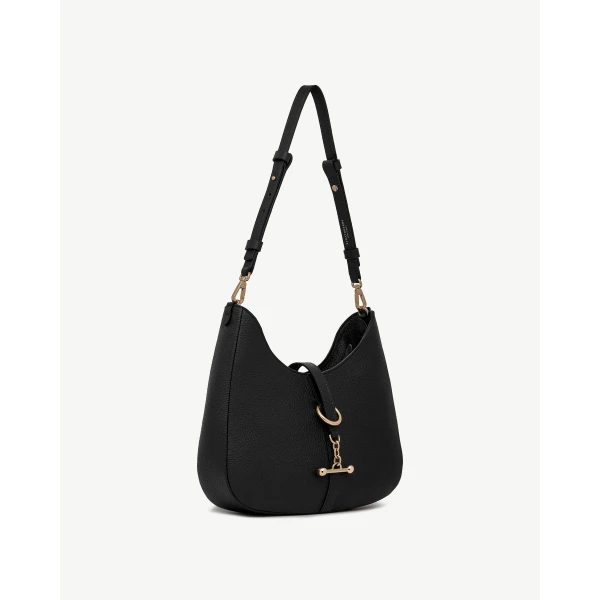 Strathberry Kite Sling in Black, view 3