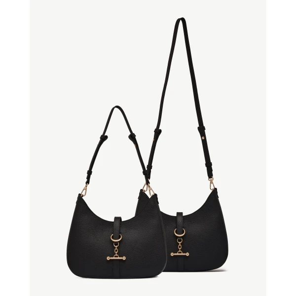 Strathberry Kite Sling in Black, view 6