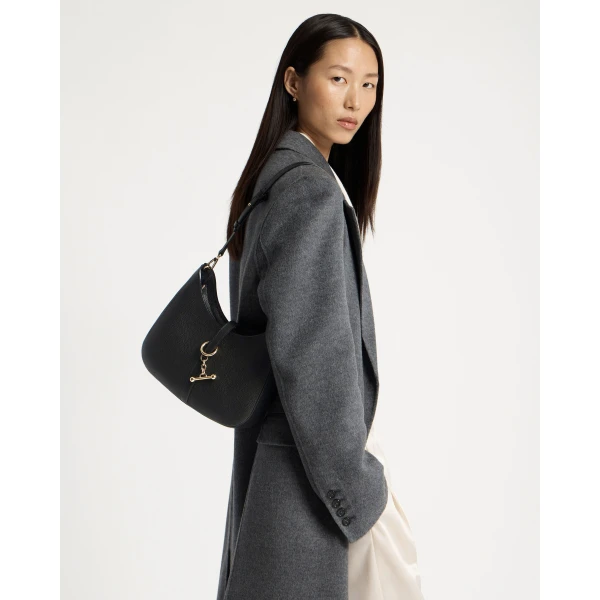 Strathberry Kite Sling in Black, view 8