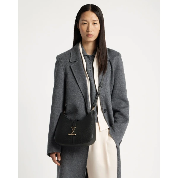 Strathberry Kite Sling in Black, view 9