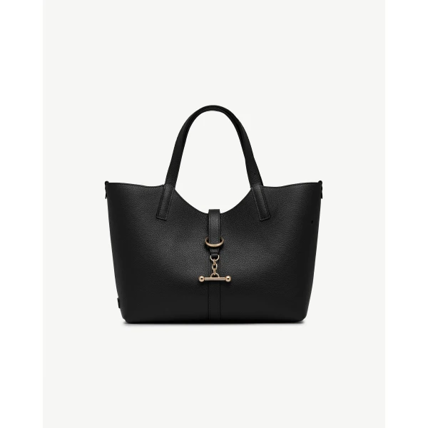 Strathberry Kite Tote Midi in Black, view 2