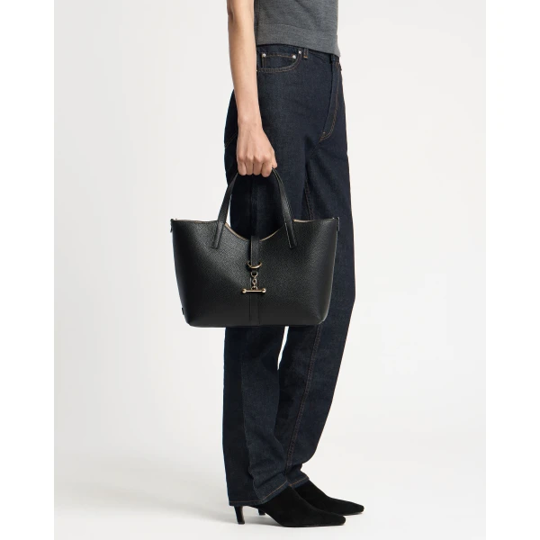 Strathberry Kite Tote Midi in Black, view 10
