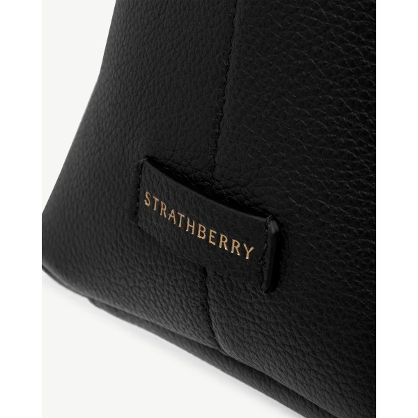 Strathberry Kite Tote in Black, view 6