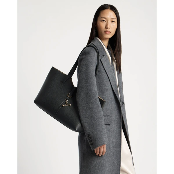 Strathberry Kite Tote in Black, view 8