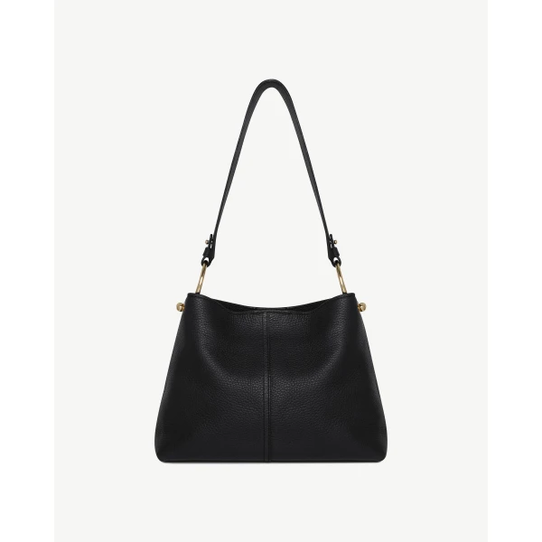 Strathberry Lana Hobo in Black, view 2