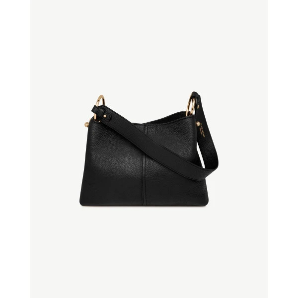Strathberry Lana Hobo in Black, view 4