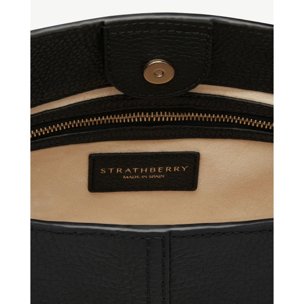 Strathberry Lana Hobo in Black, view 5