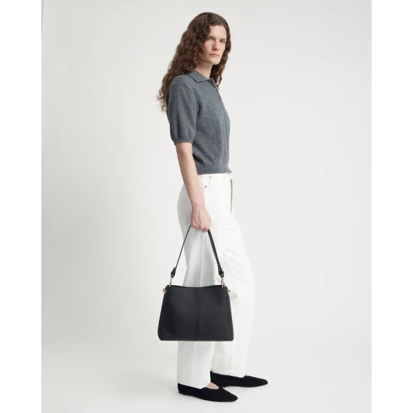 Strathberry Lana Hobo in Black, view 8