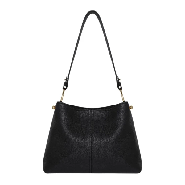 Strathberry Lana Hobo in Black