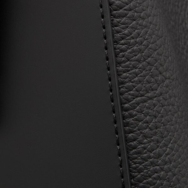 Strathberry Lana Midi Bucket Bag in Black, view 6