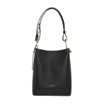 Strathberry Lana Midi Bucket Bag in Black