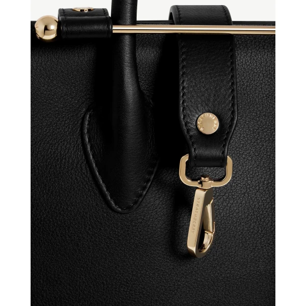 Strathberry Midi Tote in Black, view 7