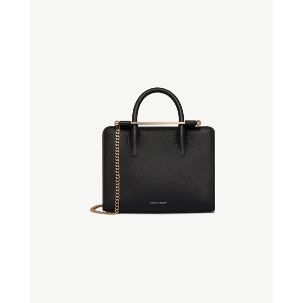 Strathberry Mini Tote in Black, view 2