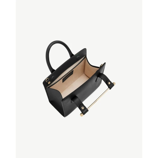 Strathberry Mini Tote in Black, view 5