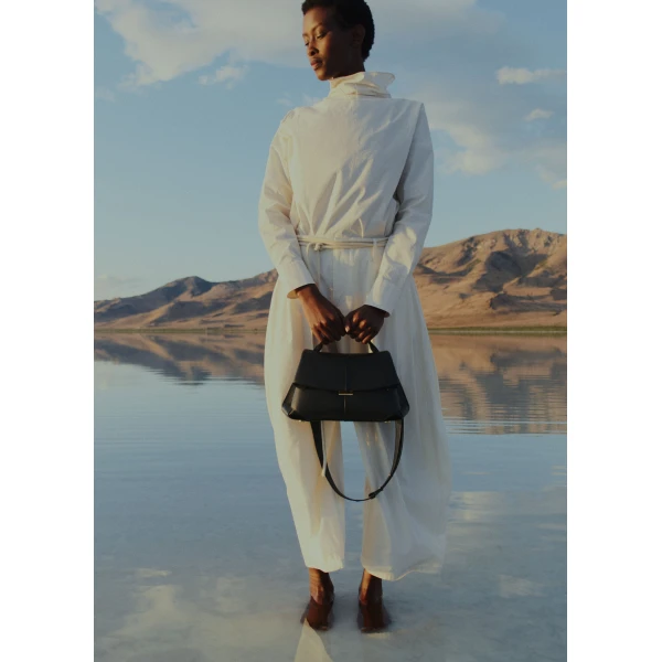 Polene Mokki Mini in Black Bag, view 2