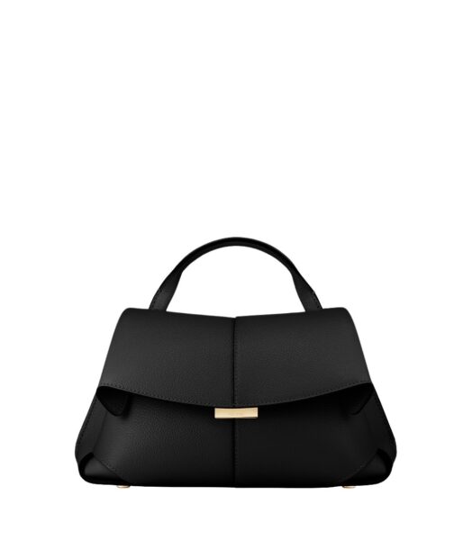 Polène Mokki Mini in Black Mokki Mini in Black - Mini Bags - Parisian Luxury Leather Bag at Luxury Shoes 