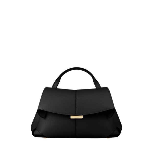 Polène Mokki Mini in Black Mokki Mini in Black - Mini Bags - Parisian Luxury Leather Bag at Luxury Shoes 