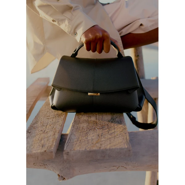 Polene Mokki in Black Bag, view 3