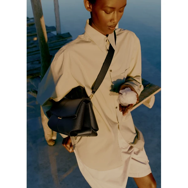 Polene Mokki in Black Bag, view 4