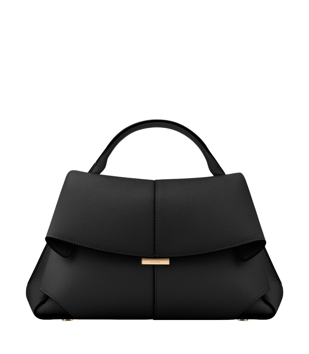 Polène Mokki in Black Mokki in Black - Shoulder & Crossbody Bags - Parisian Luxury Leather Bag at Luxury Shoes 