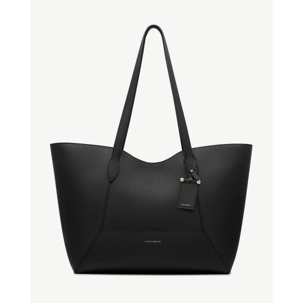 Strathberry Mosaic Cabas in Black, view 2