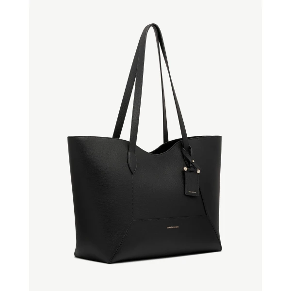 Strathberry Mosaic Cabas in Black, view 3