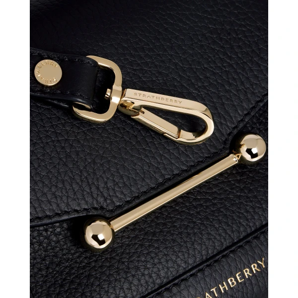 Strathberry Mosaic Nano in Black, view 6