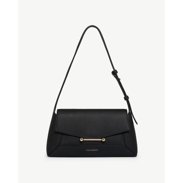 Strathberry Mosaic Shoulder in Black, view 2