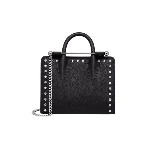 Nano Tote in Black Studded