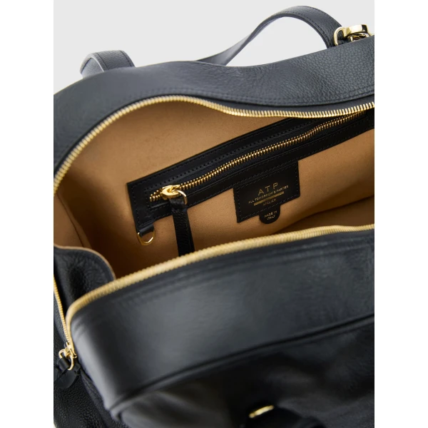ATP Atelier Noale in Black Top Handle Bag, view 4